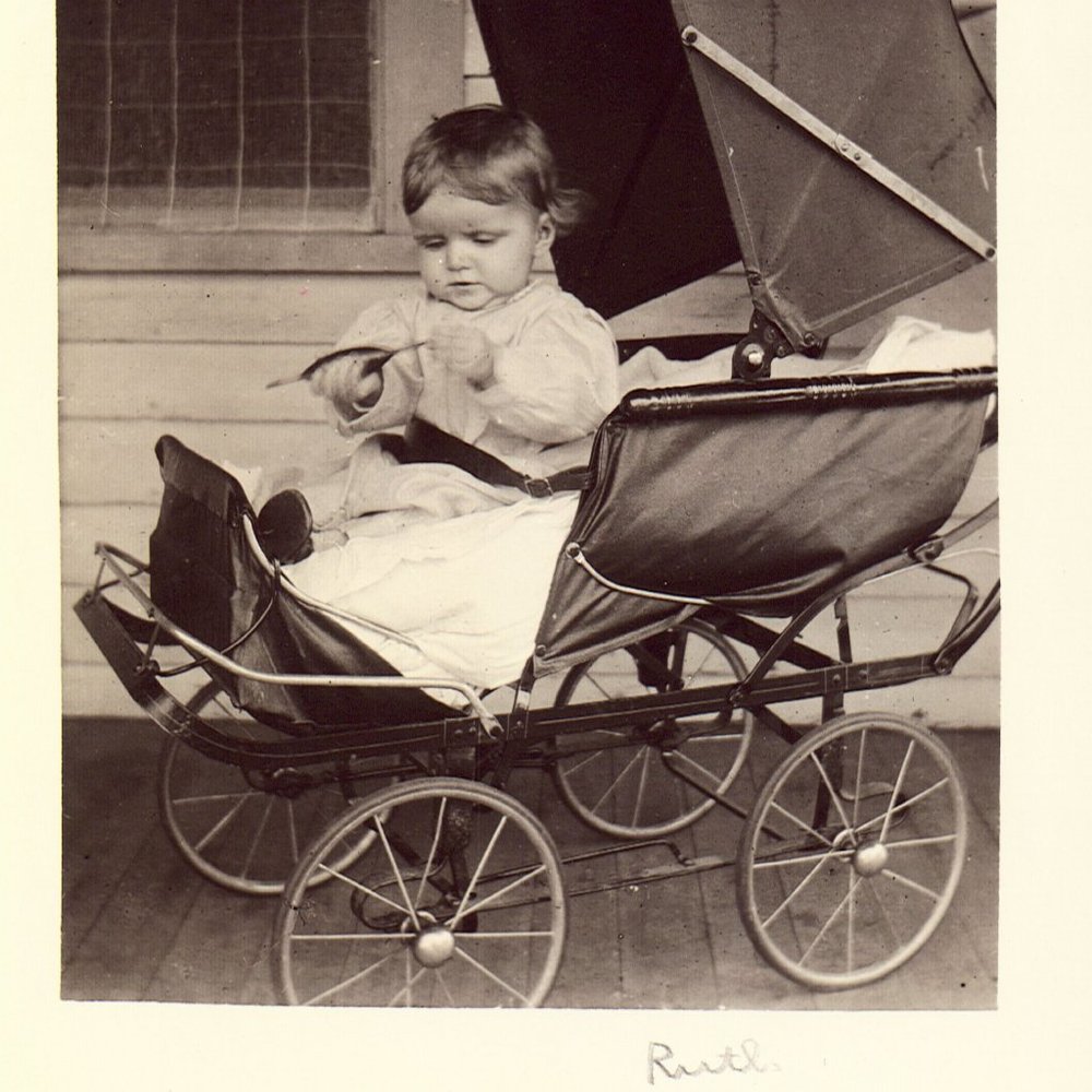 RPPC - Baby in A Stroller M2119